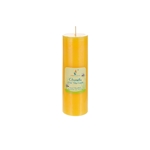 2" x 6" Round Citronella Pillar Candle in Shrink Wrap - Yellow